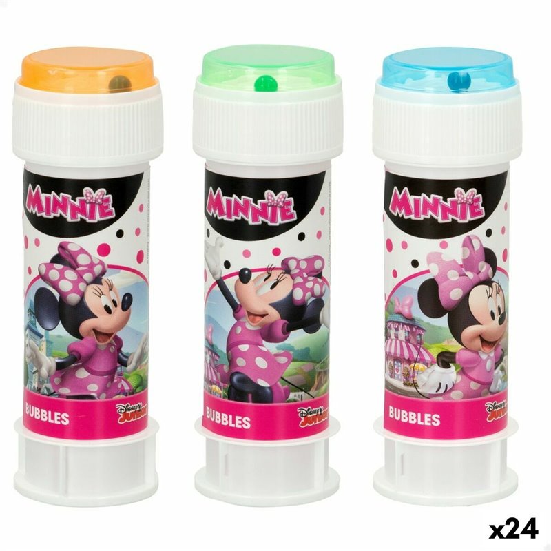 Jeu de Bulles de Savon Minnie Mouse 3,8 x 11,5 x 3,8 cm (24 Unités)