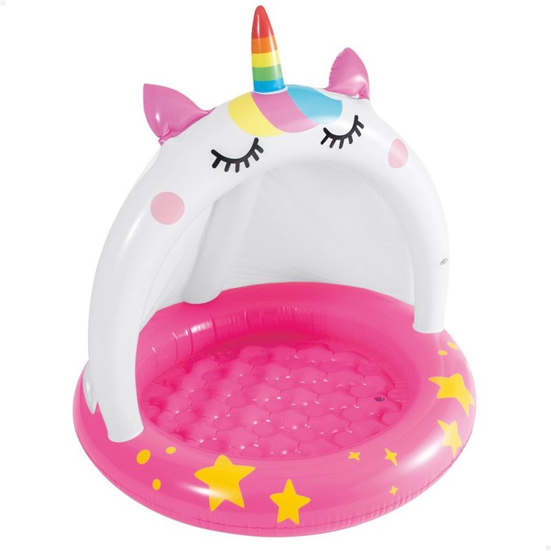 Image secondaire de Pataugeoire gonflable pour enfants Intex Chat Licorne 45 L 101 x 102 x 102 cm (6 Unités)