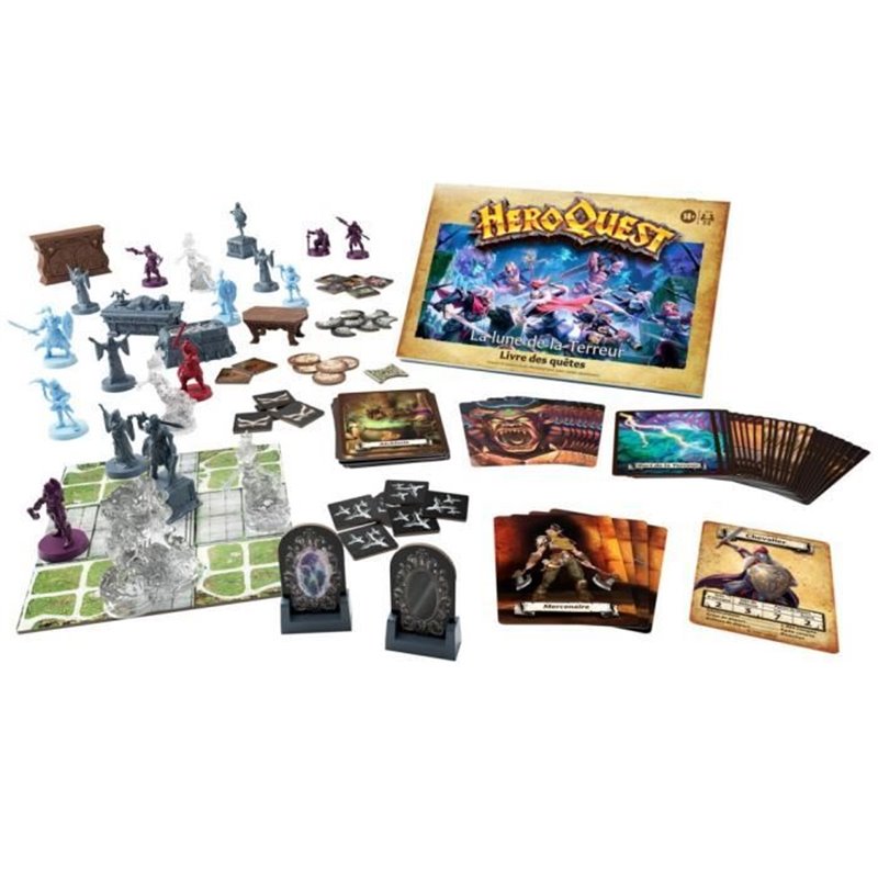 Image secondaire de HeroQuest, pack de quete La lune de la Terreur, systeme de jeu HeroQuest requis, jeux de rôle pour 2 a 5 joueurs, des 14 ans