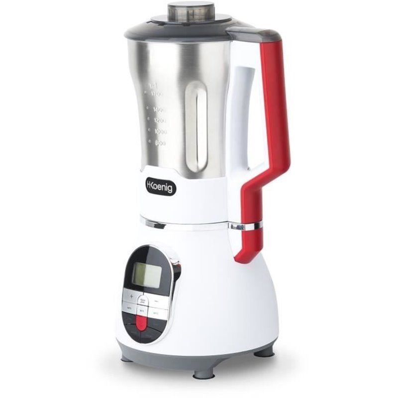 Image secondaire de Blender chauffant - H.Koenig - MXC36 - 900 W - 1,4 L - Inox - 3 vitesses + Pulse