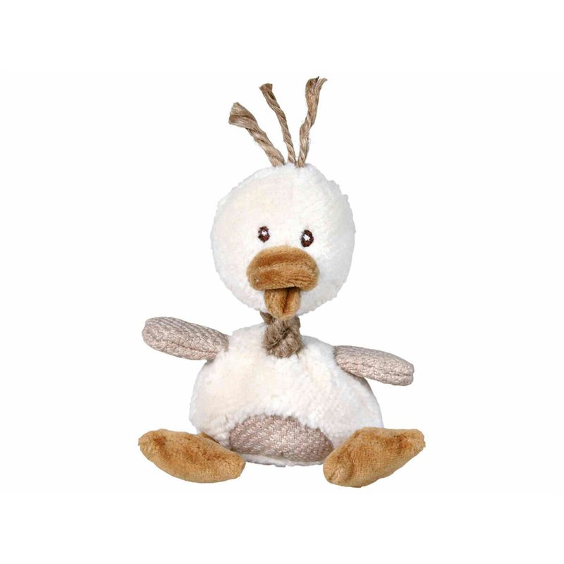 Jouet pour chien en peluche Trixie Polyester Tissu Peluche Coton Canard 15 cm