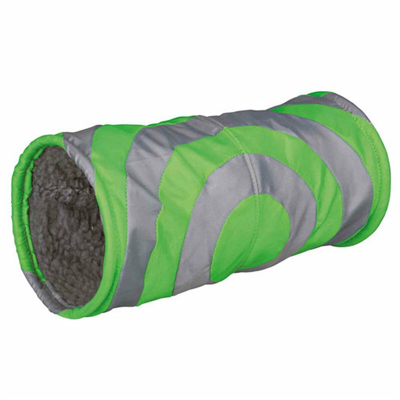 Image secondaire de Tunnel de Jeu Pliable pour Animaux de Compagnie Trixie Vert Gris Ø 15 × 35 CM