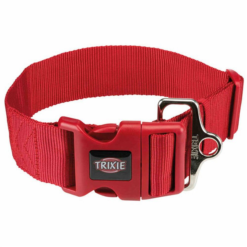 Image secondaire de Collier pour Chien Trixie New Premium Rouge M/L 40-60 cm