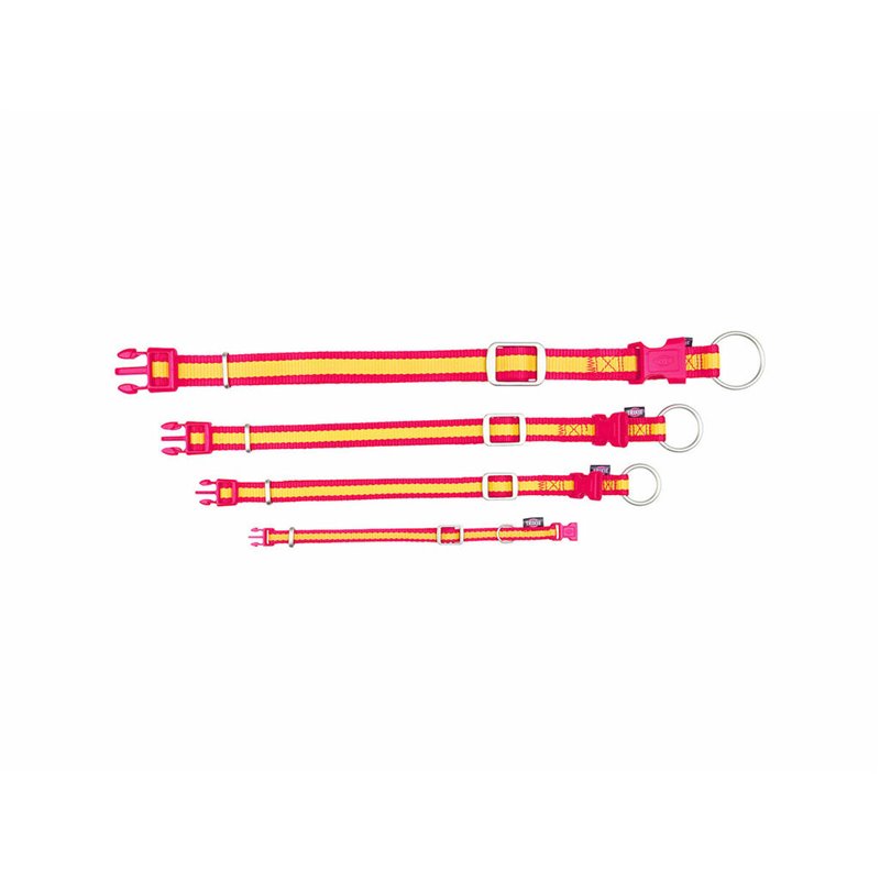 Collier pour Chien Trixie Premium Jaune Rouge L/XL 40-65 cm