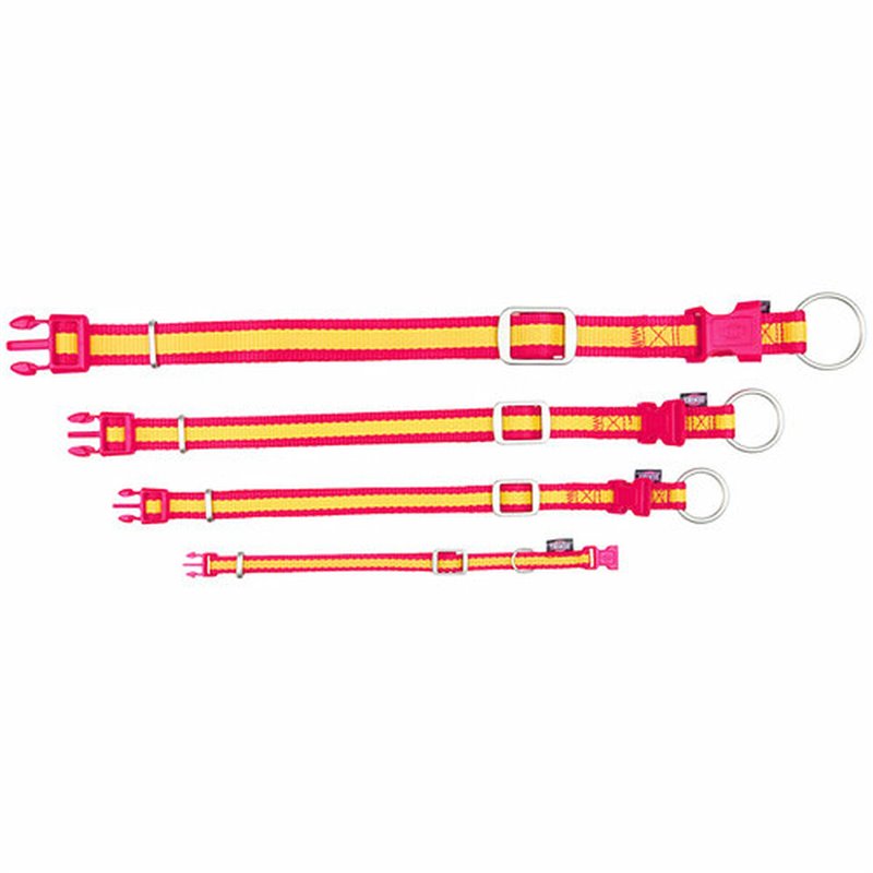 Image secondaire de Collier pour Chien Trixie Premium Jaune Rouge L/XL 40-65 cm