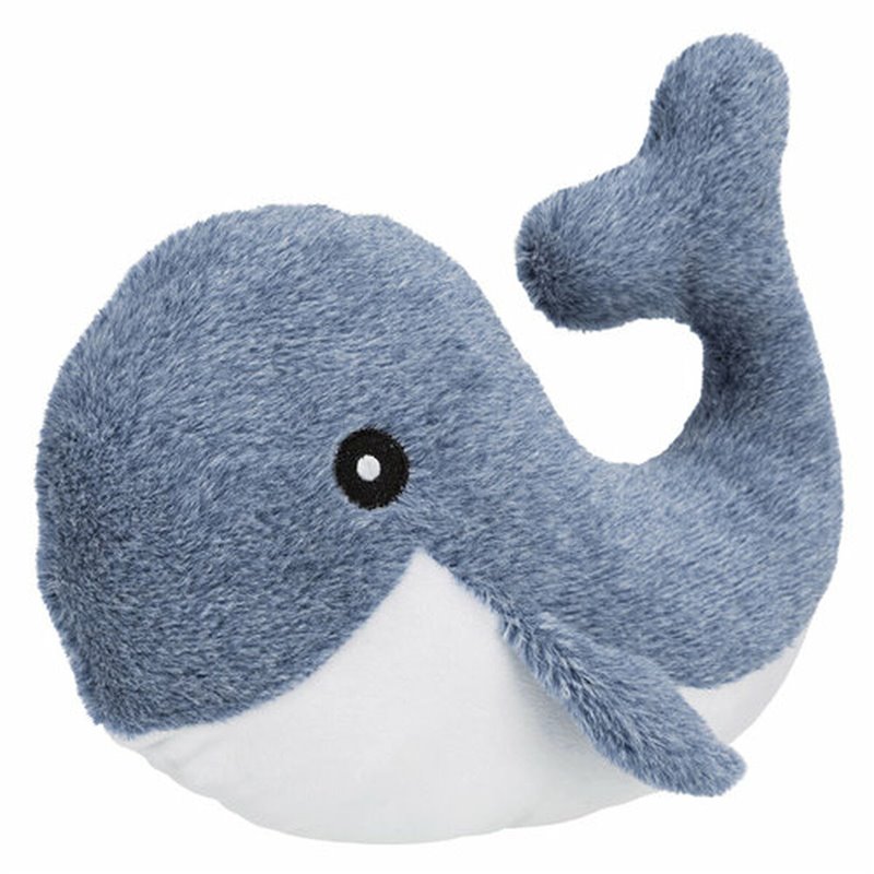 Image secondaire de Jouet pour chien en peluche Trixie Brunold Polyester Tissu Peluche Papier Crunch Baleine 25 cm