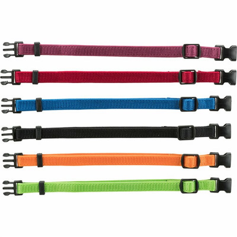 Image secondaire de Collier pour Chien Trixie Noir Rouge Bleu de Colbat Pomme M/L 22-35 cm (6 Unités)