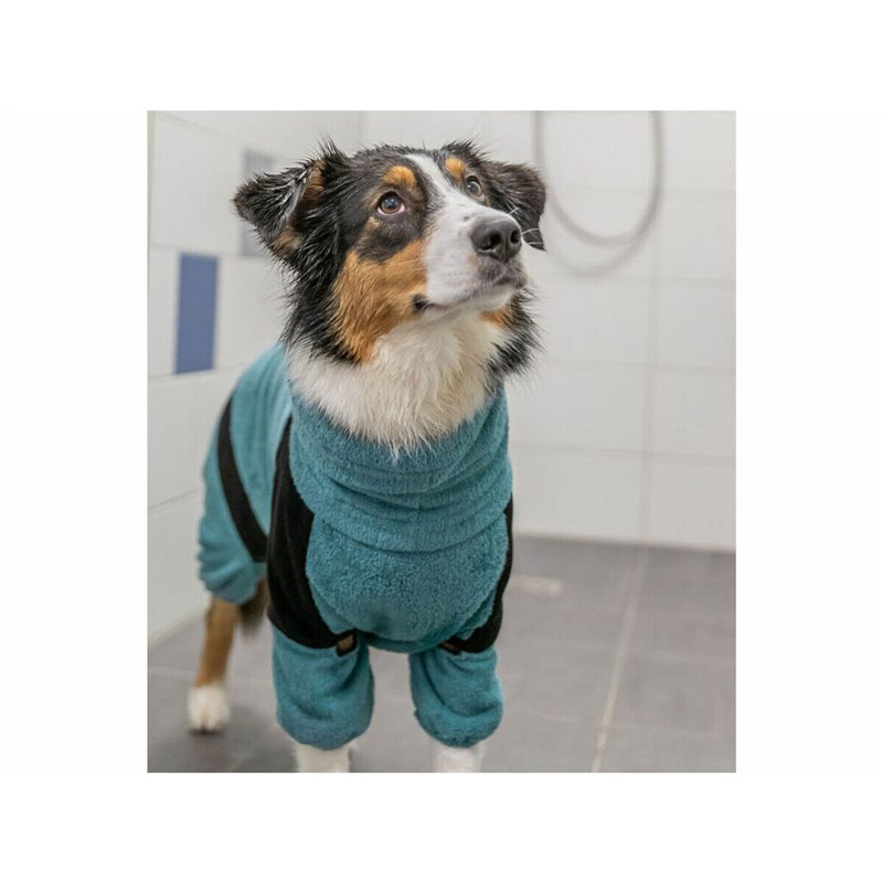 Image secondaire de Peignoir pour chien Trixie Bleu XS