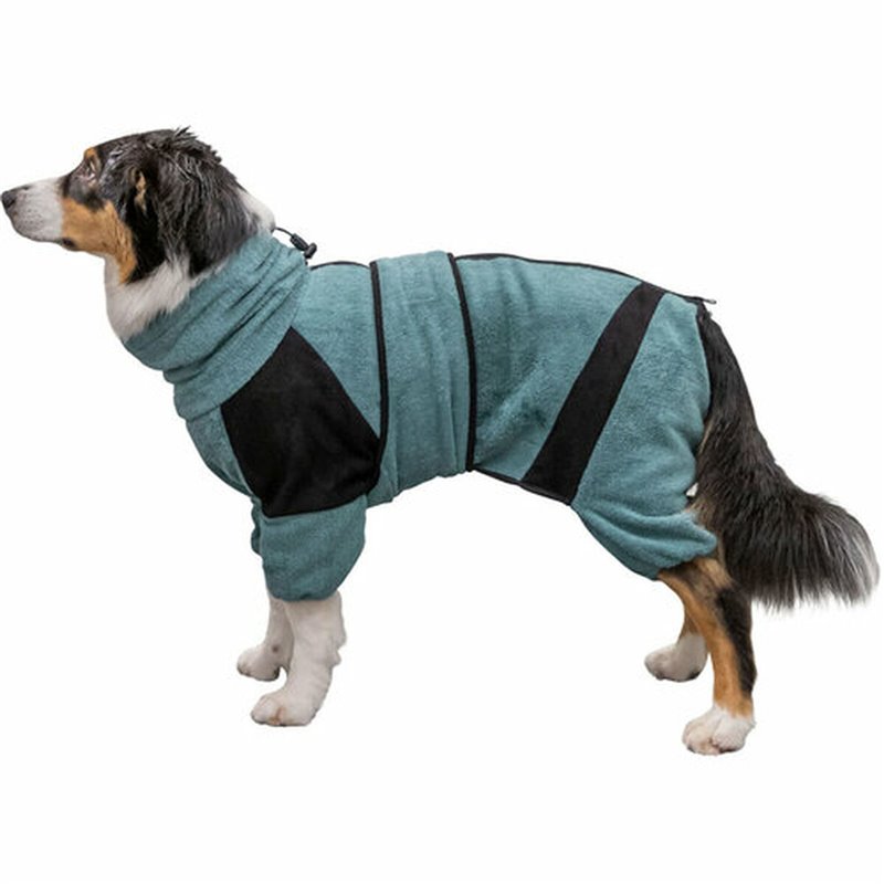 Image secondaire de Peignoir pour chien Trixie Bleu XL