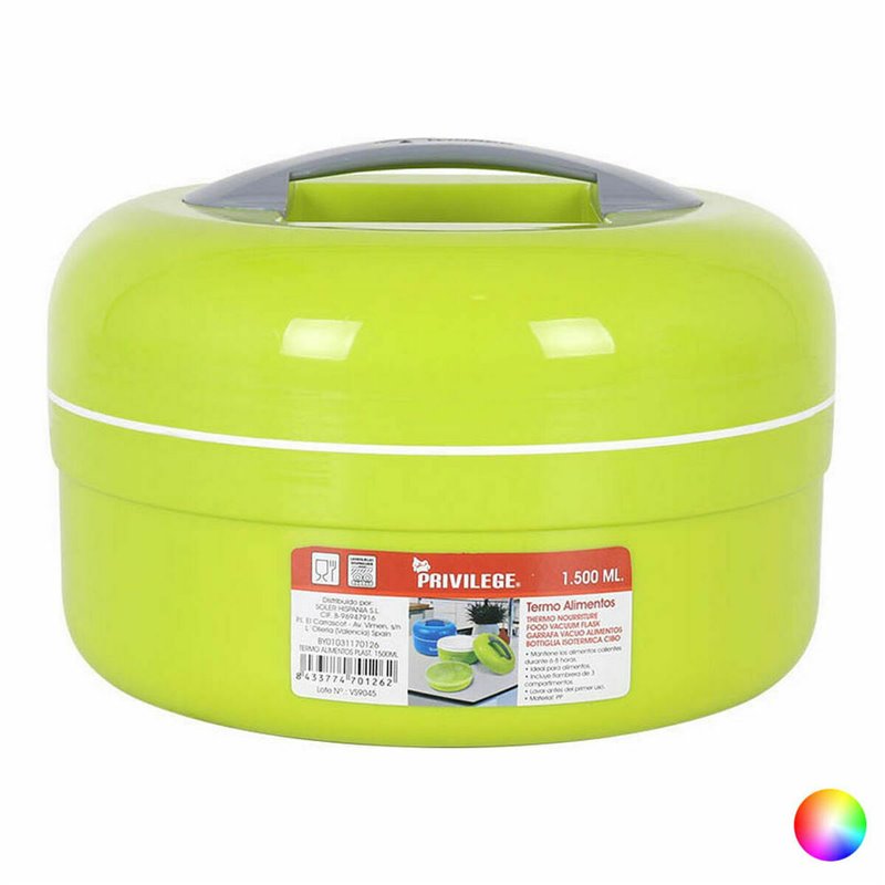 Thermos pour aliments Privilege 85285 Multicouleur Plastique 15 L 8 Unités