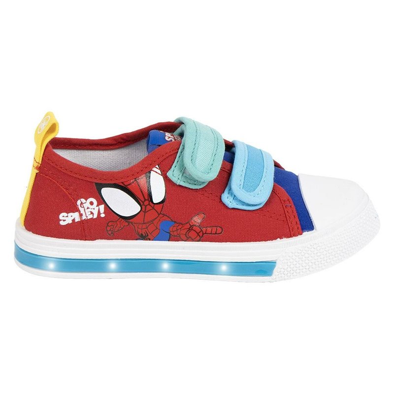 Image secondaire de Baskets Casual avec LED Spidey Rouge