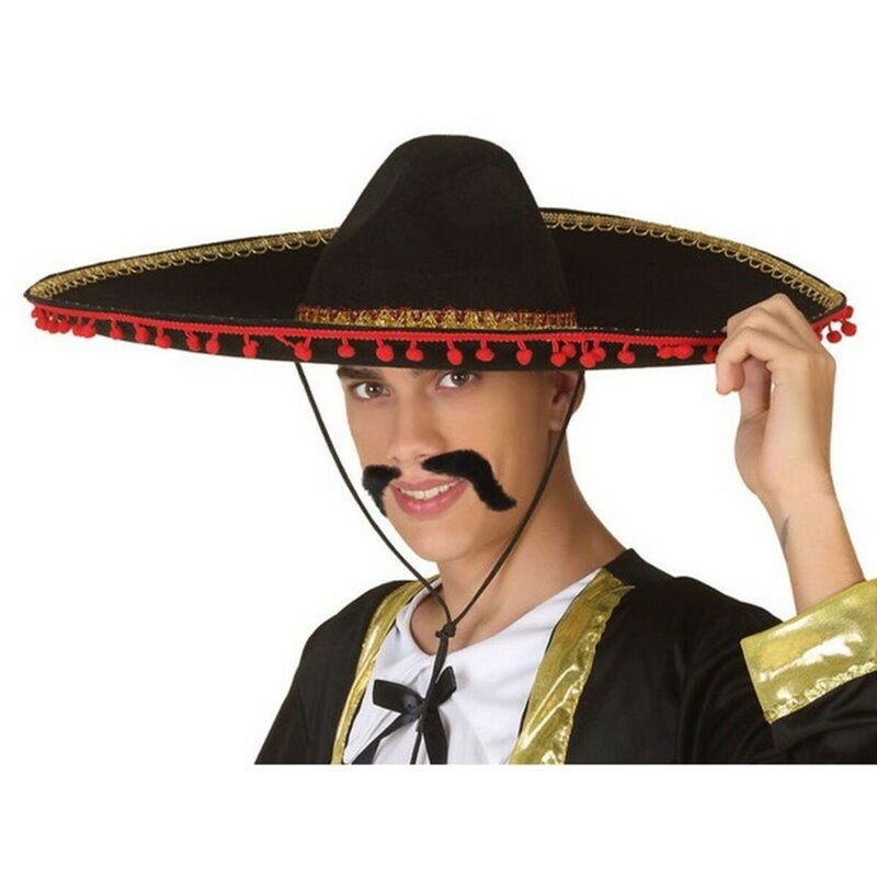 Image secondaire de Chapeau Noir Mexicaine Mexicain