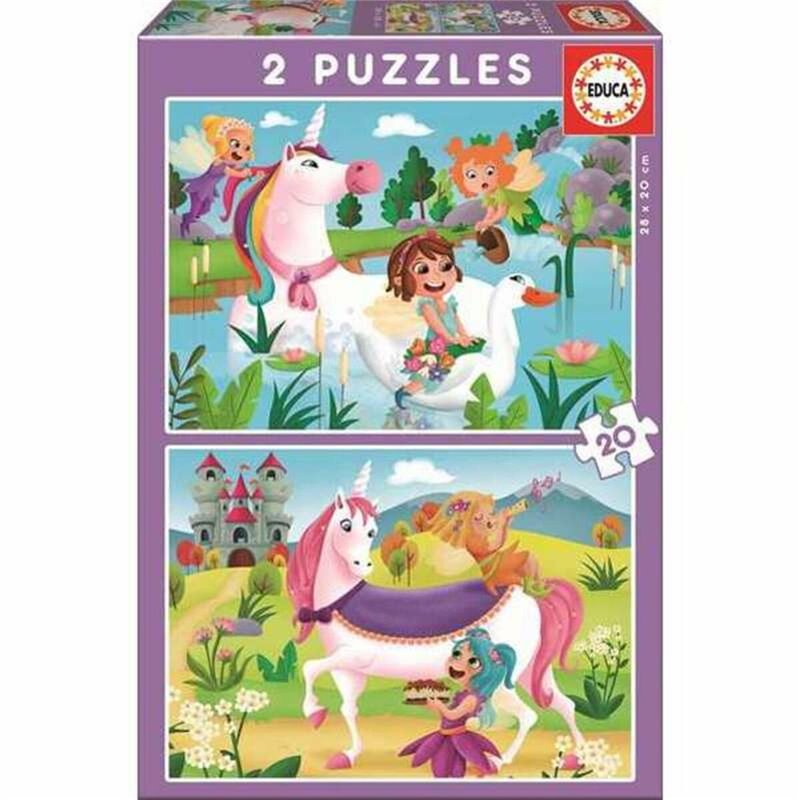 Puzzle Educa Unicorns and Fairies (40 pcs)