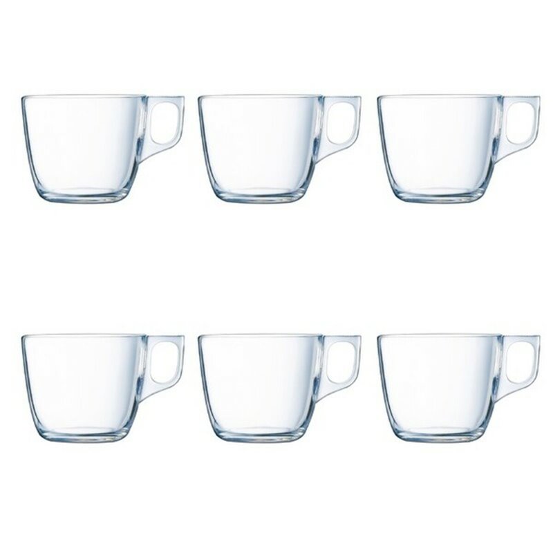 Ensemble de tasses à café Luminarc Nuevo Transparent verre 220 ml 6 Pièces (6 pcs)
