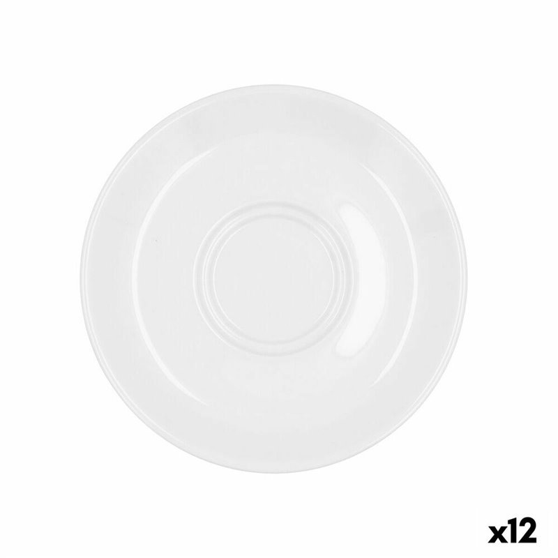 Image secondaire de Assiette Bidasoa Glacial Blanc Céramique Ø 15 cm (12 Unités) (Pack 12x)