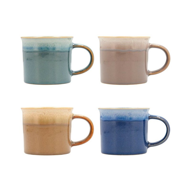 Image secondaire de Tasse Quid Duo Céramique Multicouleur (265 ml) (12 Unités)