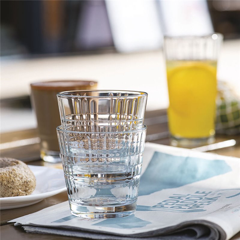 Image secondaire de Set de Verres Arcoroc Stack'up Cross Transparent verre 260 ml 6 Unités