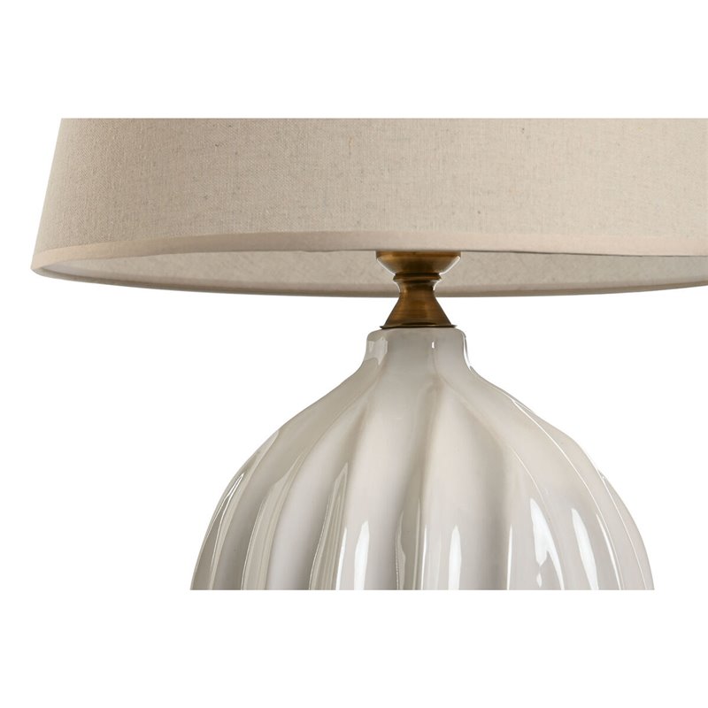 Image secondaire de Lampe de bureau Home ESPRIT Blanc Porcelaine 50 W 220 V 40 x 40 x 60 cm