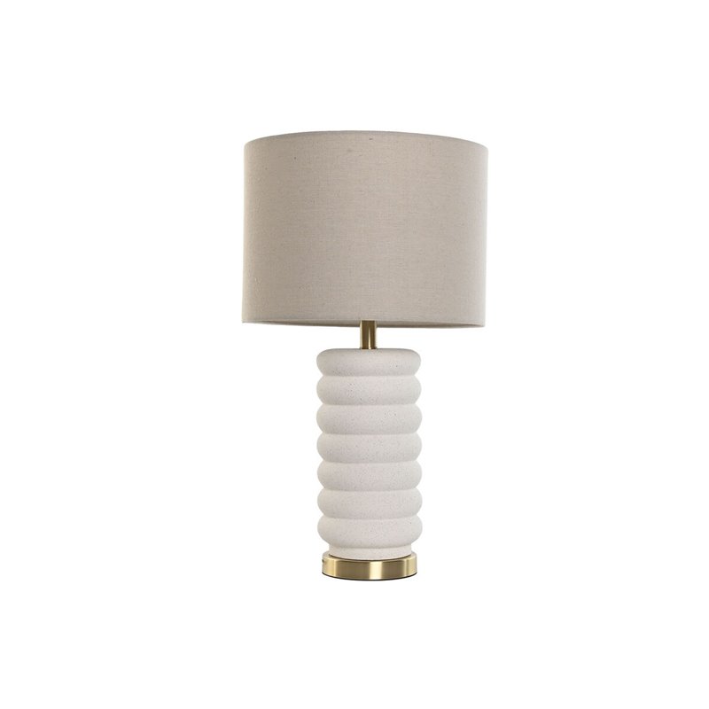 Lampe de bureau Home ESPRIT Beige Doré