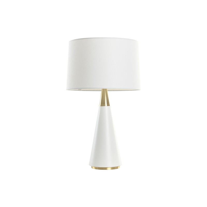 Lampe de bureau Home ESPRIT Blanc Doré 50 W 220 V