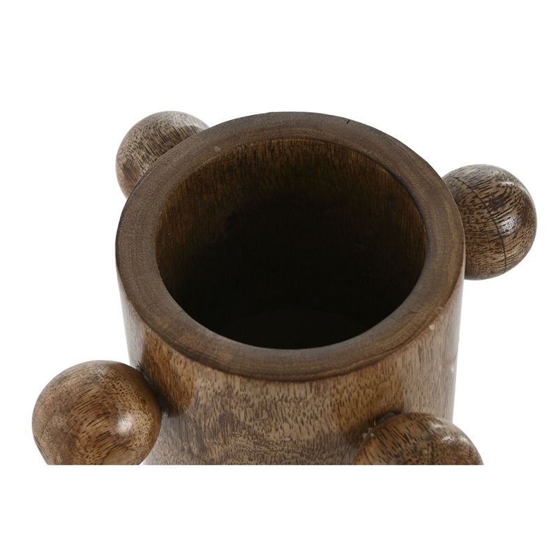 Image secondaire de Vase Home ESPRIT Marron Bois de manguier