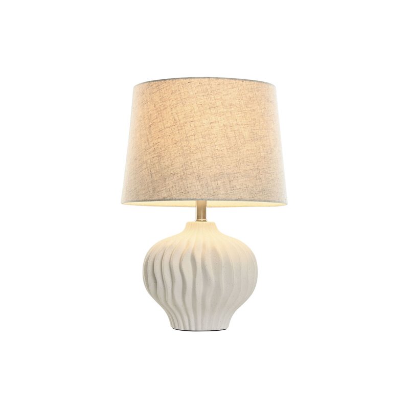 Image secondaire de Lampe de bureau Home ESPRIT Blanc Beige 50 W 220 V