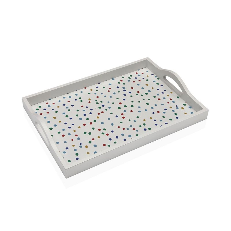 Plateau Versa Dotty Bois MDF 24 x 4,5 x 34 cm