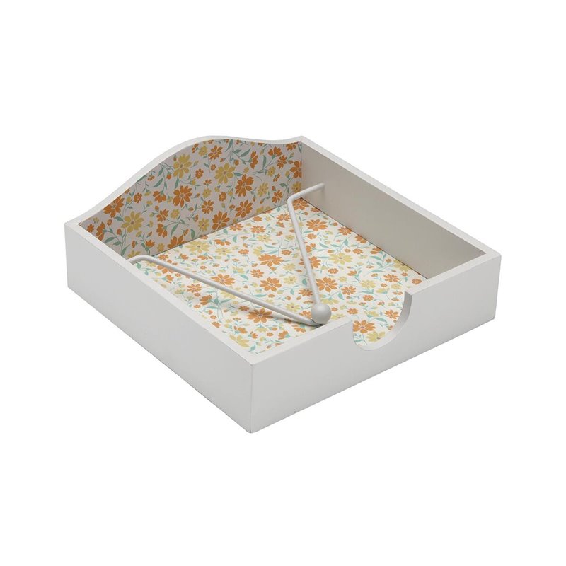 Porte-serviettes Versa Clivia Bois MDF 18 x 7 x 18 cm