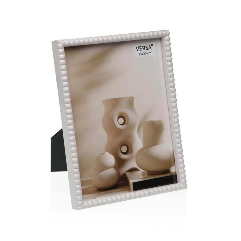 Cadre photo Versa Blanc Bois MDF 2 x 26,5 x 21,3 cm