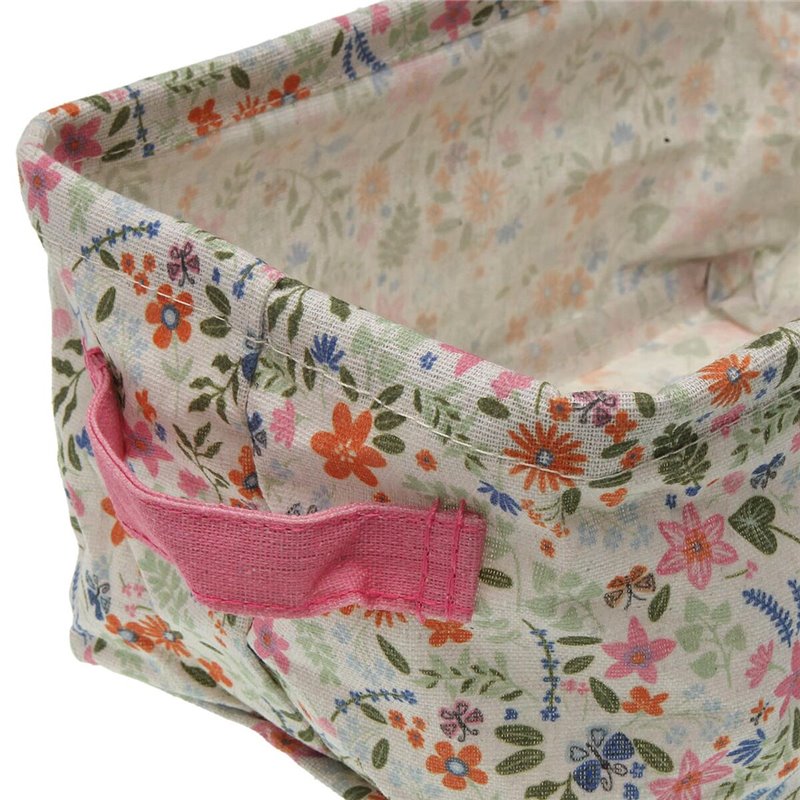 Image secondaire de Set de basket Versa Textile Fleurs 18 x 14 x 28 cm