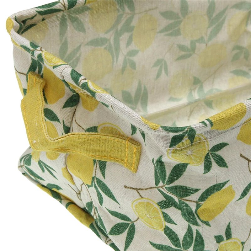 Image secondaire de Set de basket Versa Textile Citron 18 x 14 x 28 cm