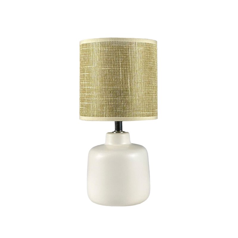 Lampe de bureau Versa Blanc Céramique 13 x 28 x 13 cm