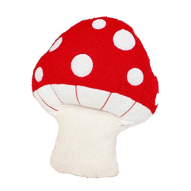 Coussin Versa Rouge Champignon 35 x 40 x 32 cm