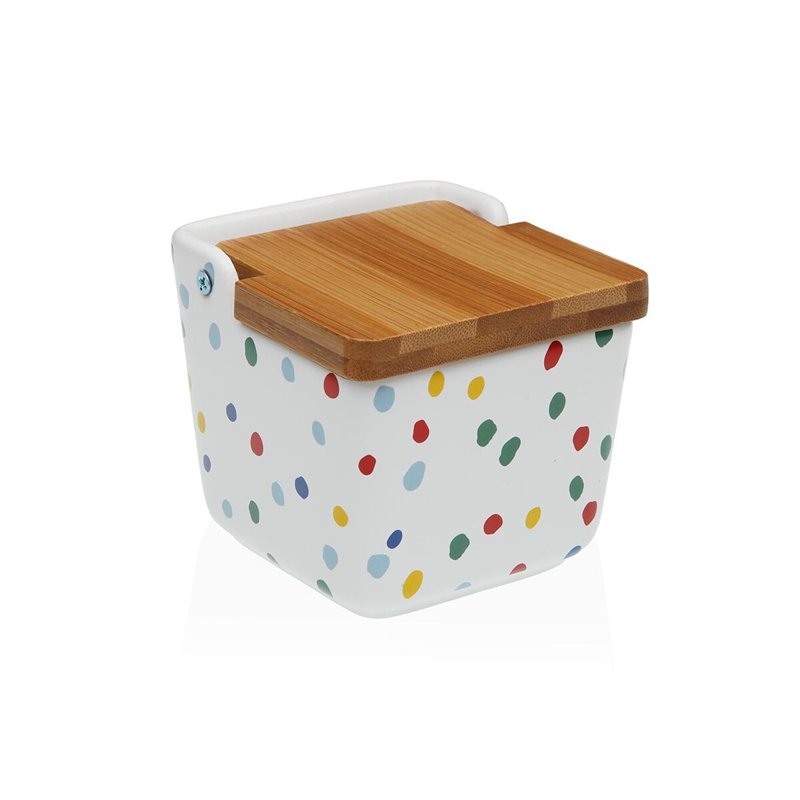 Salière avec couvercle Versa DOTTY Céramique 8,8 x 8,5 x 8,8 cm