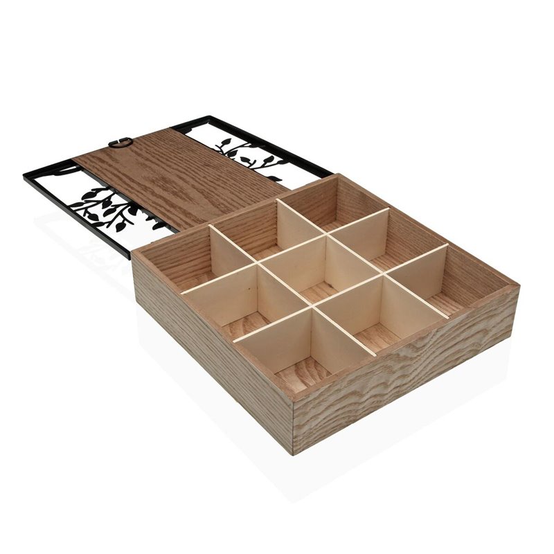 Image secondaire de la Boîte pour infusions Versa Bois 24,8 x 6,2 x 24 cm Arbre de vie