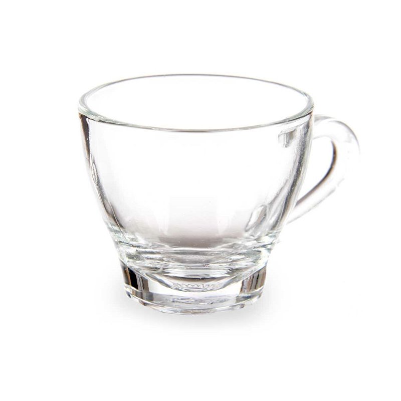 Image secondaire de Ensemble de tasses à café Transparent verre 80 ml (24 Unités)