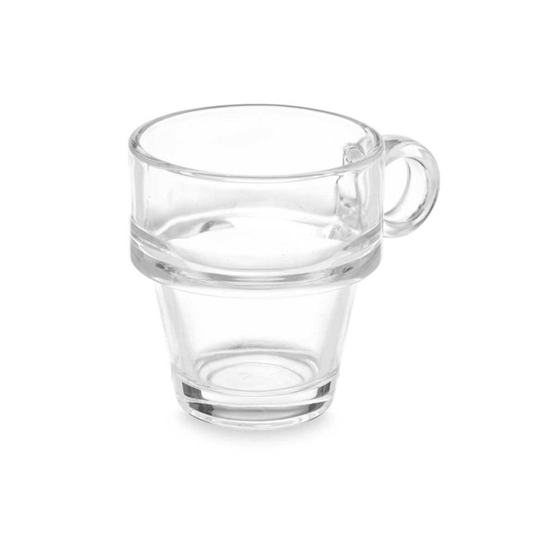 Image secondaire de Tasse Transparent verre 90 ml (6 Unités)