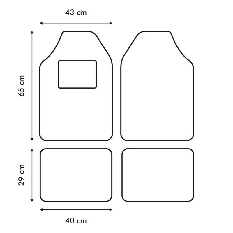 Image secondaire de Set de tapis de voitures MOMO MOMLCM4ITBK