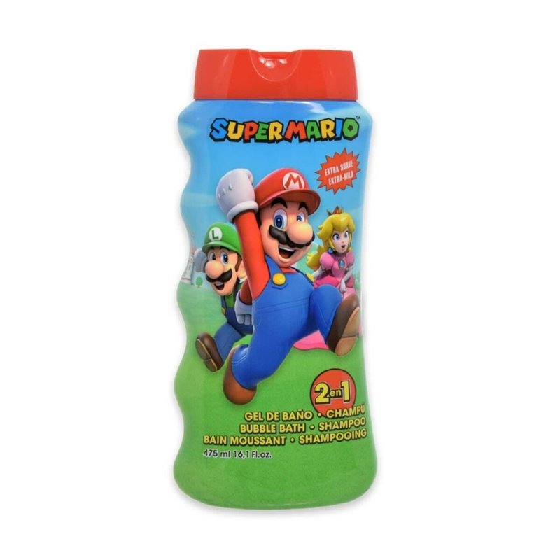 2-in-1 Gel et shampooing Lorenay 475 ml Super Mario Bros