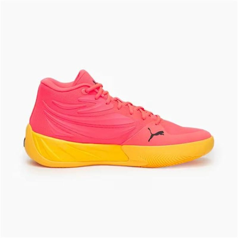 Image secondaire de Chaussures de Basket-Ball pour Adultes Puma Court Pro Jaune