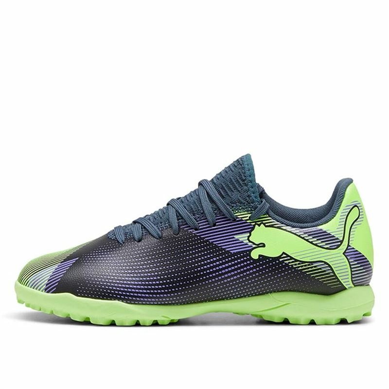 Image secondaire de Chaussures de foot pour Enfants Puma Future 7 Play Tt Violet Vert