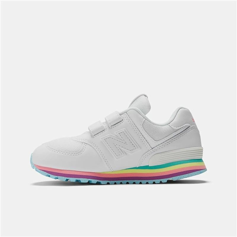 Image secondaire de Chaussures de Sport pour Enfants New Balance 574 Core Hook Loop Blanc