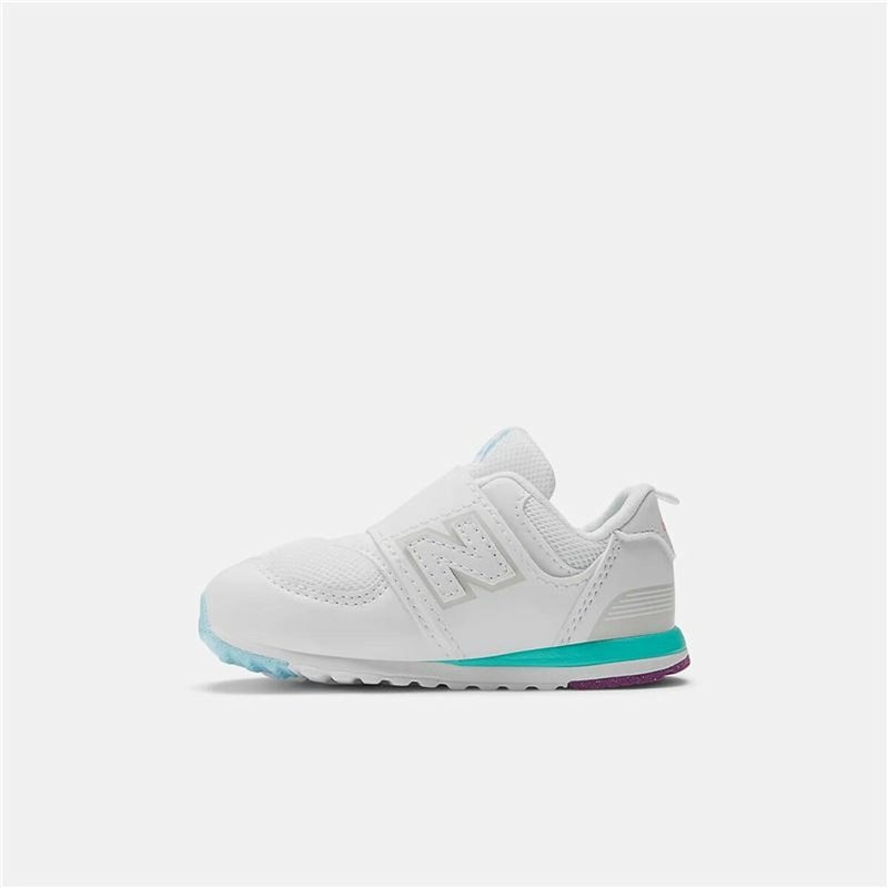 Image secondaire de Chaussures de Sport pour Enfants New Balance 574 NEW-B HOOK LOOP Blanc