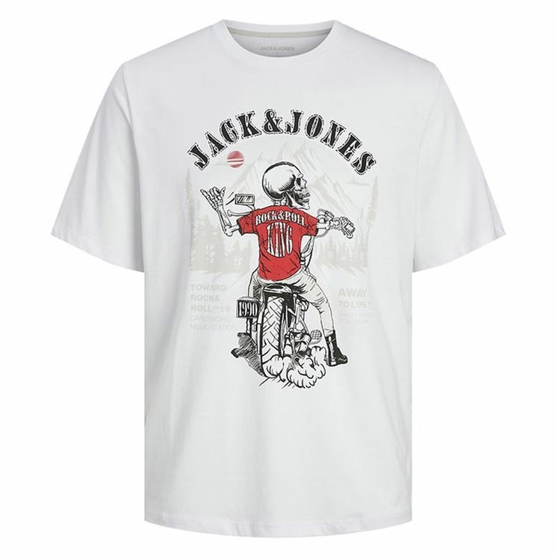 T-shirt à manches courtes homme Jack & Jones skull Rock Crew