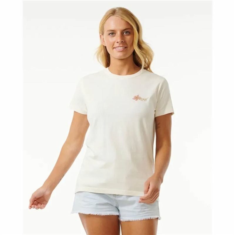 Image secondaire de T-shirt à manches courtes femme Rip Curl Wild Bloom Blanc