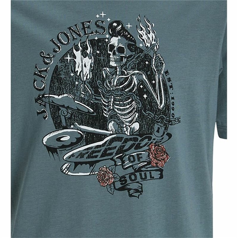 Image secondaire de T shirt à manches courtes Enfant Jack & Jones skull Rock Crew