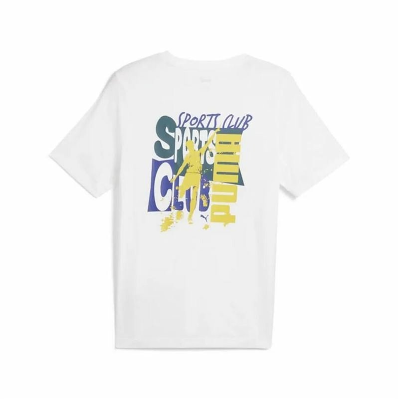Image secondaire de T-shirt à manches courtes homme Puma Graphics Puma Sports Club Blanc