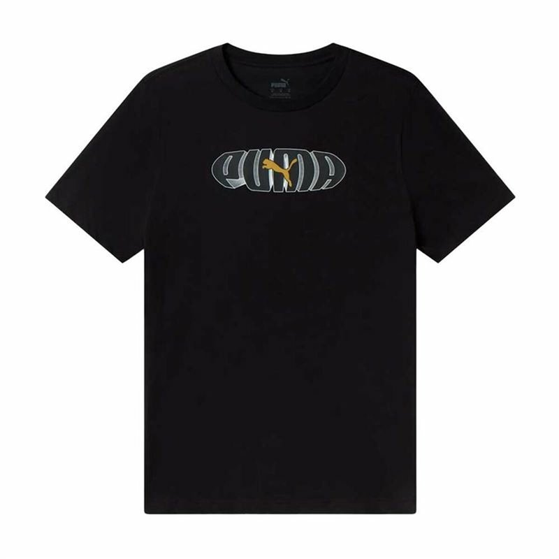 T-shirt à manches courtes homme Puma Ess+ Graphic Noir