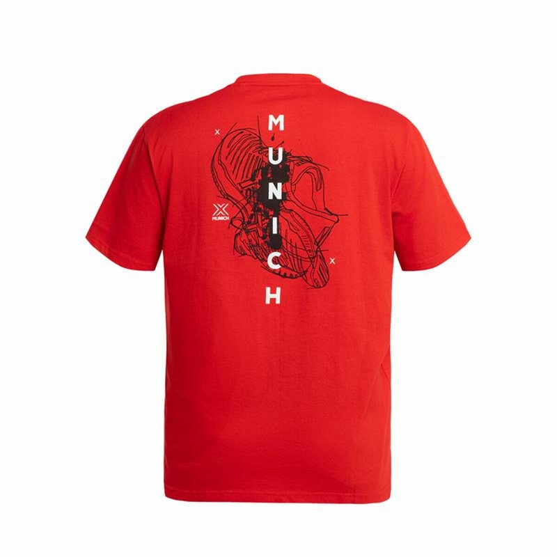 Image secondaire de Maillot de Corps de Sport à Manches Coupe Munich Rouge