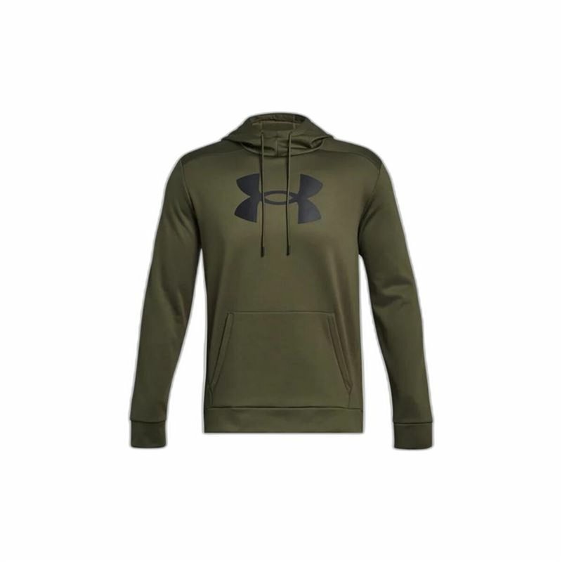 Sweat à capuche homme Under Armour Fleece Big Logo Olive